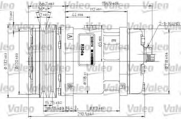 VALEO 815882 Compressor, air conditioning